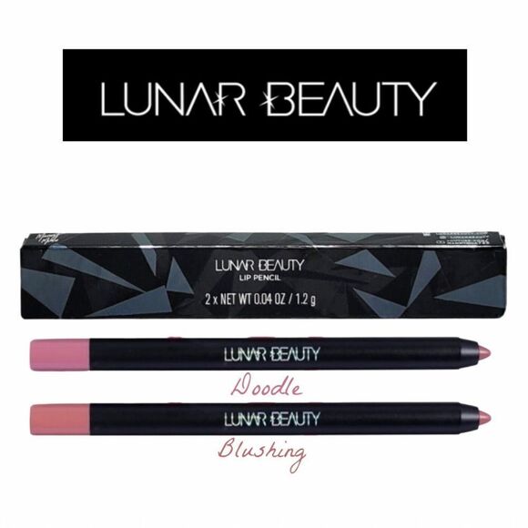 Lunar Beauty Lip Pencil Duo (Doodle & Blushing) - Picture 1 of 5